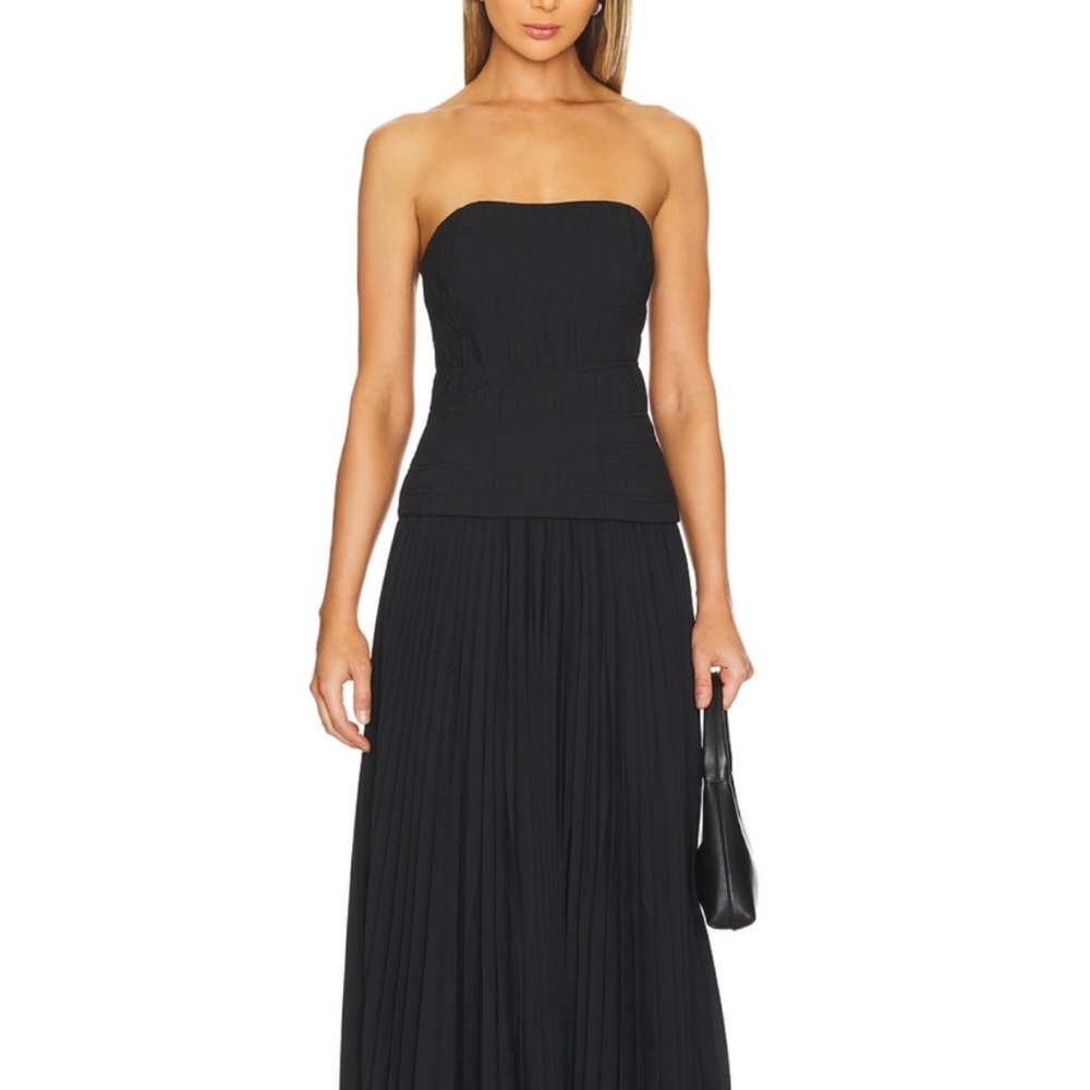 Acler Bristol Strapless Midi Dress size 4